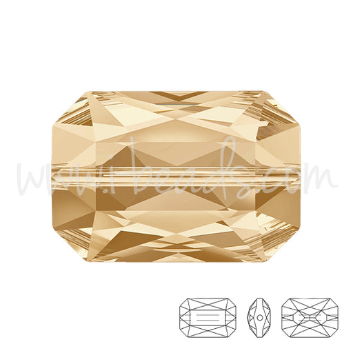 Buy Swarovski 5515 Emerald cut bead crystal golden shadow 18x12mm (1)