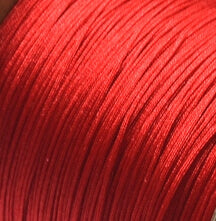 Buy braided nylon cord - 0.4mm- red - (sold by 3m)