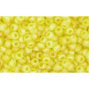 cc175f - Toho beads 11/0 transparent rainbow frosted lemon (10g)
