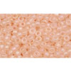 cc169f - Toho beads 11/0 trans-rainbow frosted rosaline (10g)