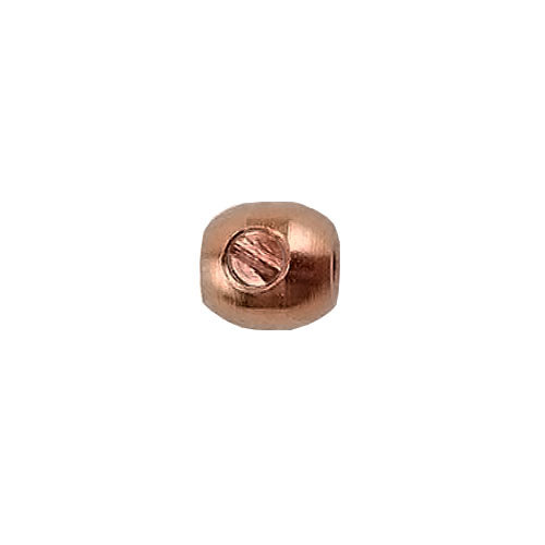 Buy Scrimp beads oval metal copper plated 3.5mm (2)