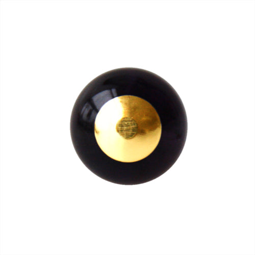 Buy Bead caps plain round metal gold plated 6mm (10)