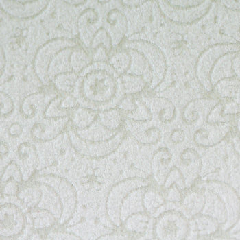 Buy Ultra suede floral pattern Arctic Grey 10x21.5cm (1)