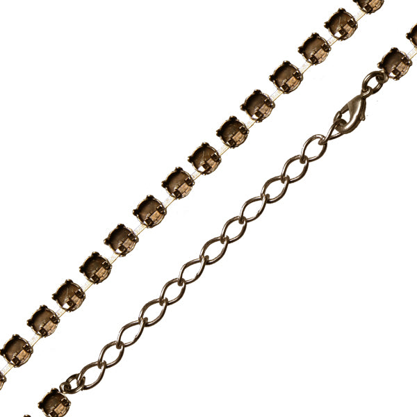 Necklace setting for 40 Swarovski 1088 SS29 brass (1)
