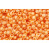cc984 - Toho beads 11/0 crystal/ papaya lined (10g)