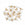 Beads wholesaler White Jade Pendant, with golden Brass- 12mm long, 16mm wide (1)