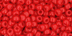Buy cc45a - Toho beads 8/0 opaque cherry (10g)