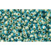 Buy cc284 - Toho beads 11/0 aqua/gold lined (10g)