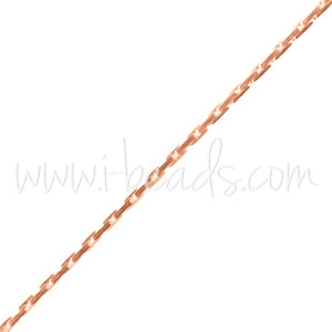 Buy Beading chain 0.65mm rose gold filled (10cm)