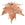 Beads Retail sales Real sugar maple leaf pendant rose gold 24K 50mm (1)