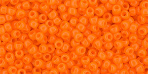 cc42d - Toho beads 11/0 round opaque orange (10gr)