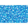 cc163b - Toho beads 11/0 transparent rainbow dark aqua (10g)