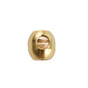 Buy Scrimp beads oval metal gold plated 3.5mm (2)