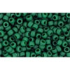 cc47hf - Toho beads 11/0 opaque frosted pine green (10g)