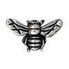 Buy Honey bee bead metal antique silver plated 15.5x9mm (1)