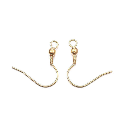 Buy Stainless Steel Earring Hooks,gold Color 19mm (4)