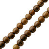 Buy Wooden robles round beads strand 6mm (1)