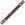 Beads Retail sales Stitchable bracelet 23x2cm brown (1)