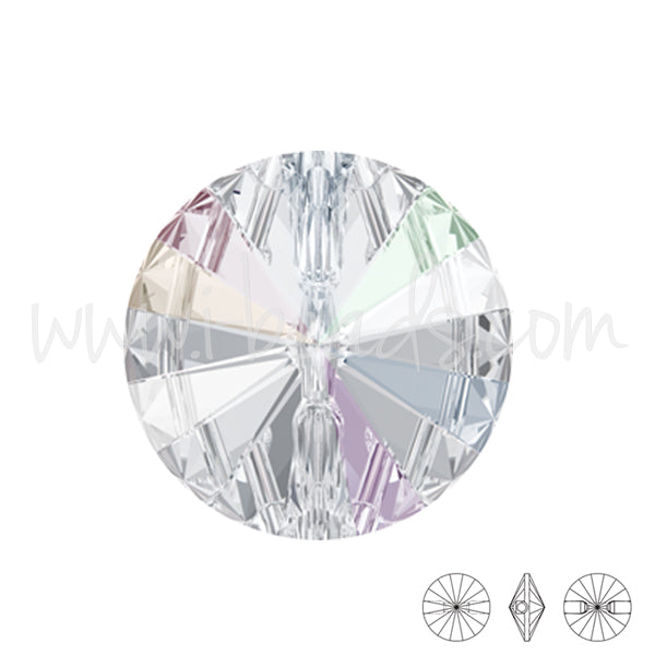 3015 Swarovski round button crystal ab 10mm (2)