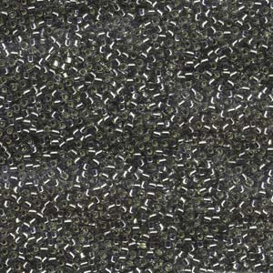 Buy DB048 - 11/0 Delica beads Silver lined GRAY- 1,6mm - Hole : 0,8mm (5gr)