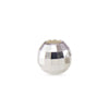 Sterling silver disco ball bead 4mm (4)