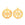 Beads Retail sales Stainless Steel thin Pendants, Flat Round flower, Golden, 19mm (2)