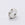 Beads wholesaler Rhinestone rondelle crystal on metal silver finish 6mm (2)