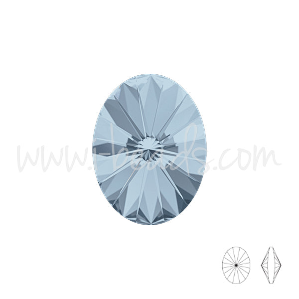 Swarovski 4122 oval rivoli crystal blue shade 8x6mm (1)