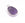 Beads Retail sales Amethyst Pendant, FacetTed, Square round, crimped brass platinum plated 14x18mm (1)
