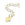 Beads wholesaler Extender chain Silver 925 gold plated with Heart 42mm (Sold per 1 unit)