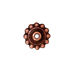Bead aligner metal antique copper plated 8mm (2)