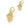 Beads wholesaler Charm pendant golden plated Hight quality diamond shape ethnic 9x6mm (2)