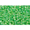 cc167 - Toho beads 11/0 transparent rainbow peridot (10g)