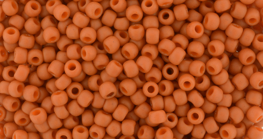 cc2611F - Toho beads 11/0 semi glazed Orange (10g)