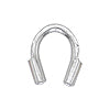 Buy Wire guardian metal silver plated 4.5mm (10)