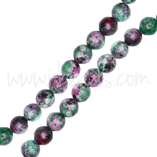 Buy China ruby zoisite round beads 6mm (1)