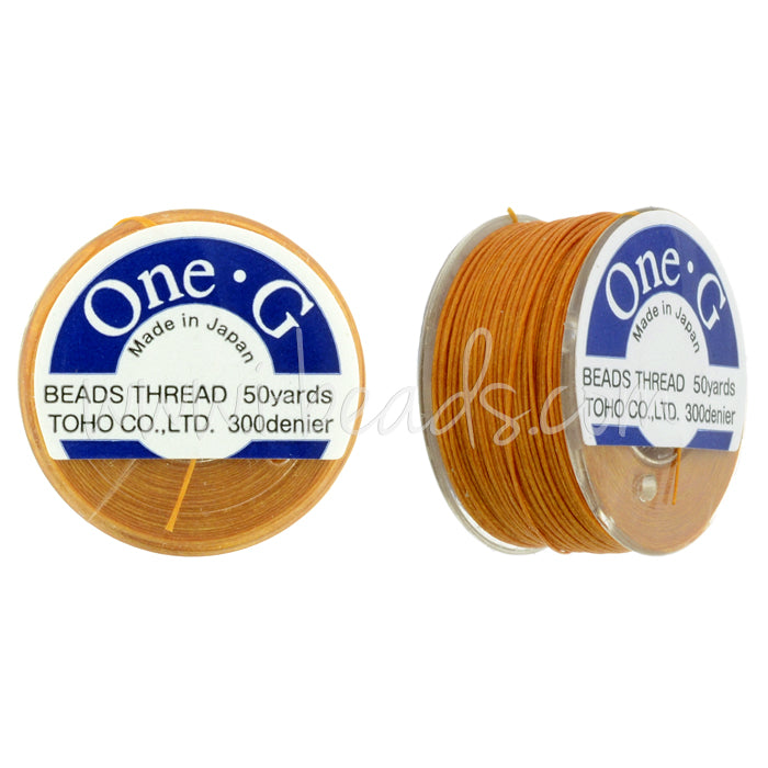 Toho One-G bead thread Orange 50 yards/45m (1)