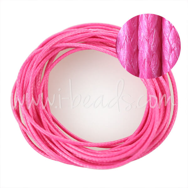 Snake cord neon pink 1mm (5m)