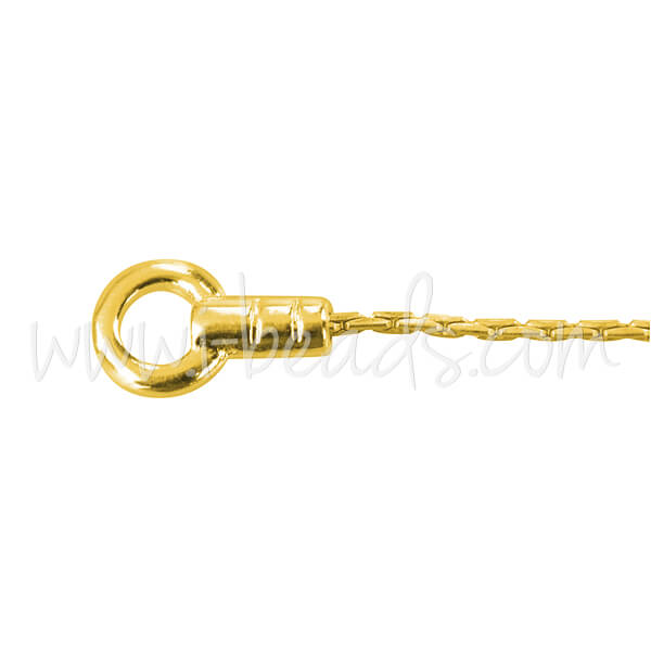 End cap for beading chain gold filled (1)