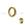 Beads wholesaler Letter bead number 0 gold plated 7x6mm (1)