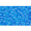 cc3bf - Toho beads 11/0 transparent frosted medium aquamarine (10g)