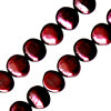 Freshwater pearls nugget shape cherry red 6.5mm (1)