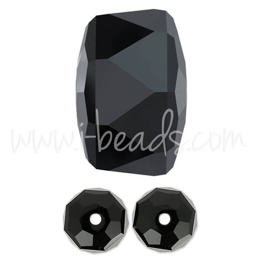 Buy Swarovski 5045 rondelle bead jet 8mm (2)