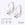 Beads Retail sales Cupped earring setting for Swarovski 1088 SS29 silver plated (2)