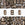 Beads wholesaler Ios par Puca 5.5x2.5mm dark gold bronze (10g)