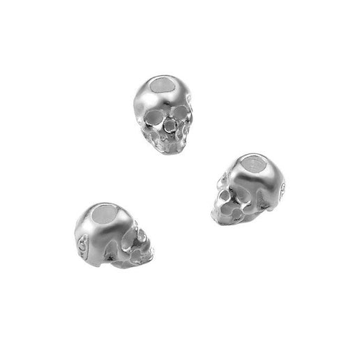 Buy Skull bead 5mm (hole, 1.6mm) Sterling silver 925 (1)
