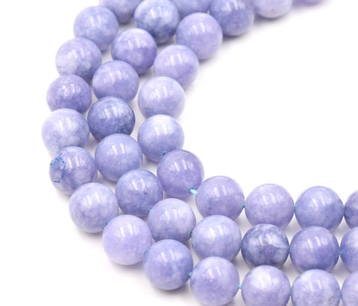 Buy Dyed Natural Quartz Round Bead Strand, Imitation Aquamarine, 10mm (37 beads)