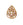 Beads wholesaler Plexi Acrylic Pendant arabesque Drop 49x37mm- Gold (1)