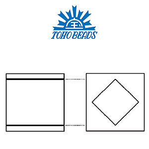 Buy cc49 - Toho cube beads 3mm opaque jet (10g)