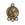 Beads wholesaler Link frame for Swarovski 1122 Rivoli 12mm brass (1)